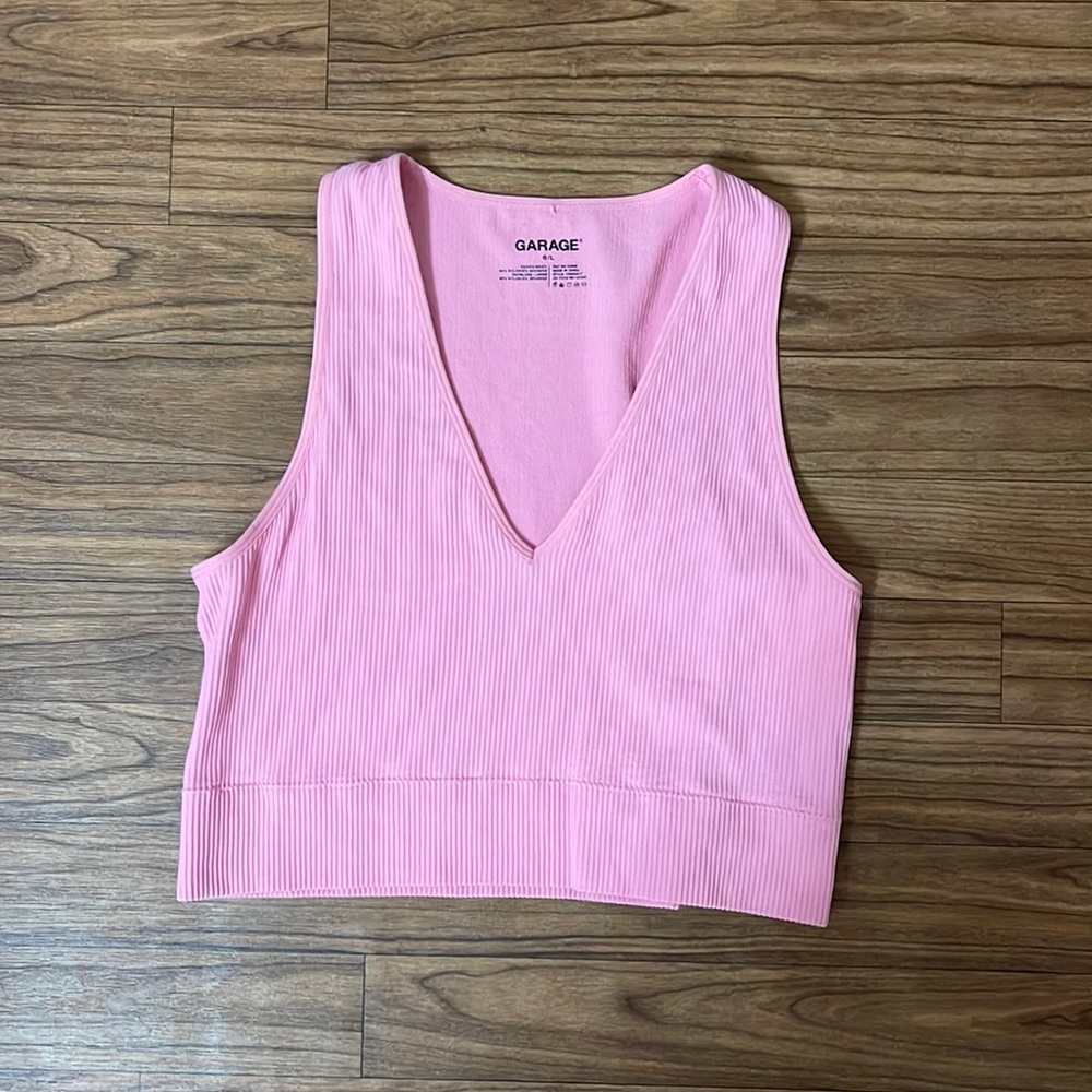 Pink Crop Top